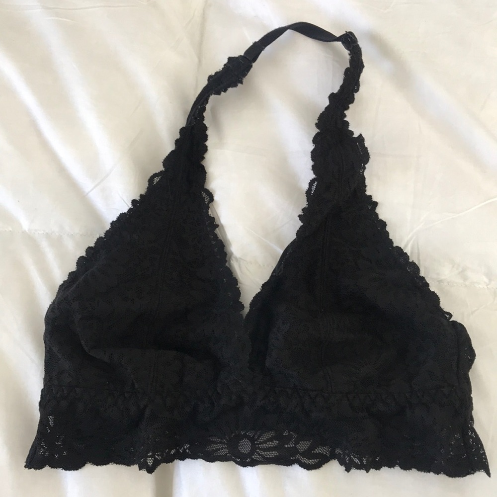 PINK bralette (halter style.)